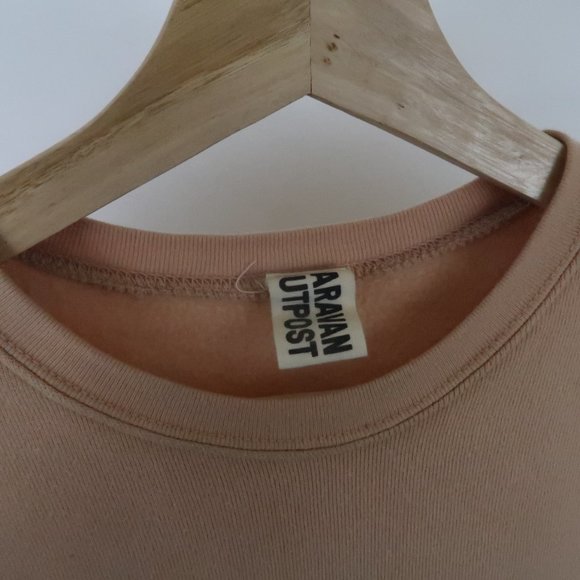Caravan Outpost Tan Sweatshirt Size Small - Picture 3 of 4